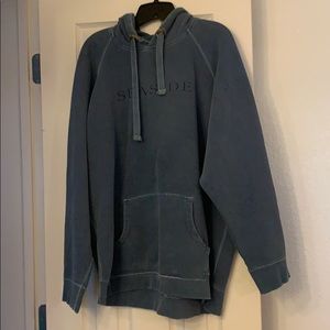 Dark blue seaside hoodie